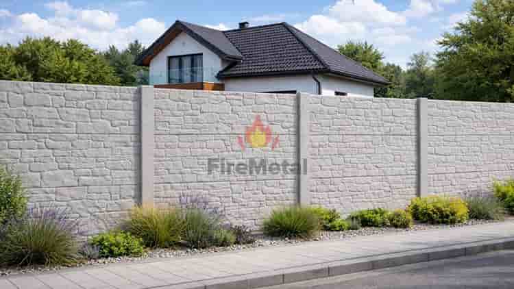 Betonzaun von Firemetal